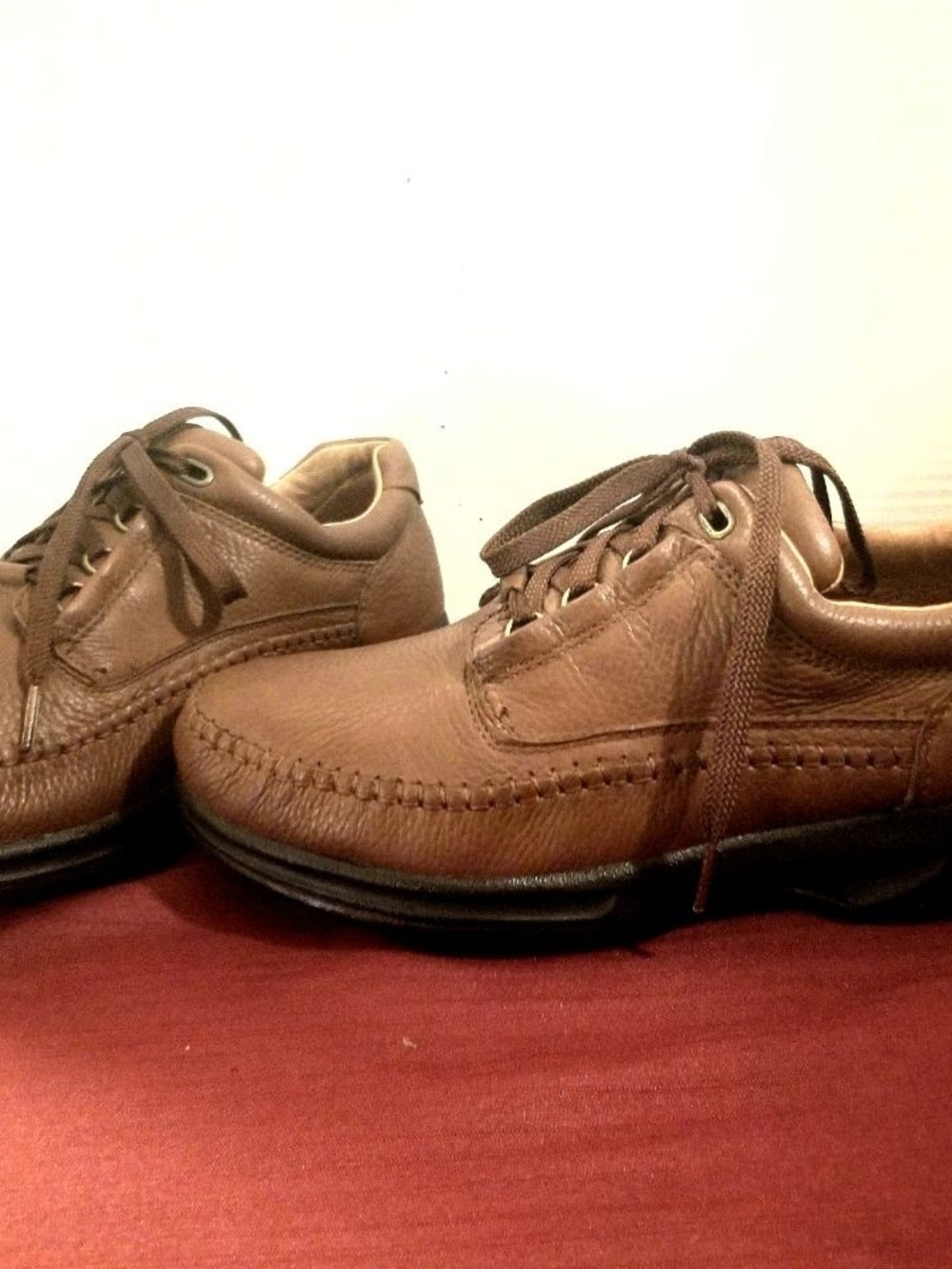 Comfort Lace-Up Men’s Casual Shoe - Brown Men's Clark leather size 11w